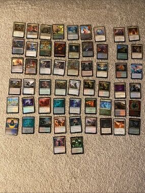 Magic: The Gathering Card Lot - 56 Cards Assorted Multi-Color Set